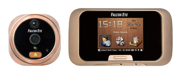 Виды и характеристики видеоглазков Falcon