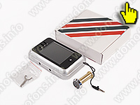 Цветной видеоглазок Sitek-DVR-2 комплектация