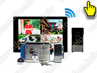 Беспроводной комплект домофона SkyNet 1000 (1+0+AX091)