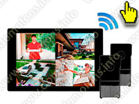 Беспроводной комплект домофона SkyNet 1000 (2+0)