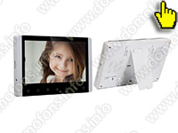 Беспроводной домофон с камерой Skynet C70 (1+1) - передняя и задняя панель монитора