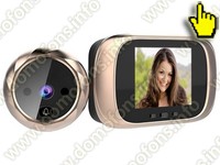 Дверной видеоглазок iHome S01 с цветным экраном 2,8 и встроенной памятью для фото