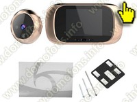 Дверной видеоглазок iHome S01 с цветным экраном 2,8 и встроенной памятью для фото