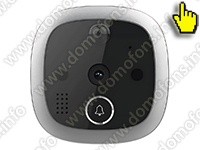 Видеоглазок для входной двери iHome S55 с датчиком движения и записью на SD карту - видеоглазок
