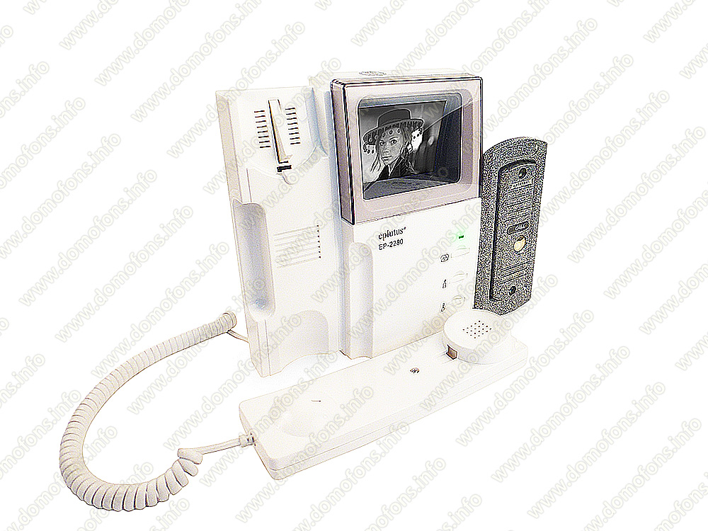 Черно-белый видеодомофон на 4 дюйма "Eplutus EP-2280" купить по низкой ...