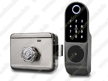 HDcom SL-812 Tuya-WiFi - биометрический умный Wi-Fi замок на входную ...
