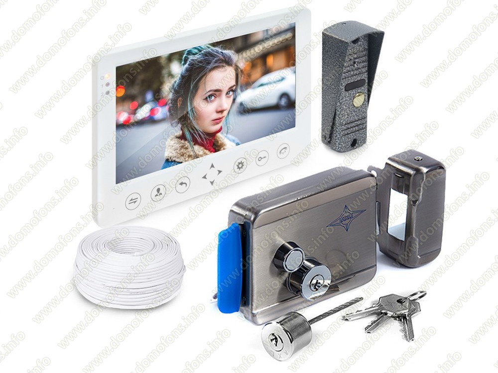 Комплект: видеодомофон Eplutus EP-4815 с электромеханическим замком ...