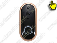 Wi-Fi IP видеодомофон ACTOP IP-007G - вид спереди