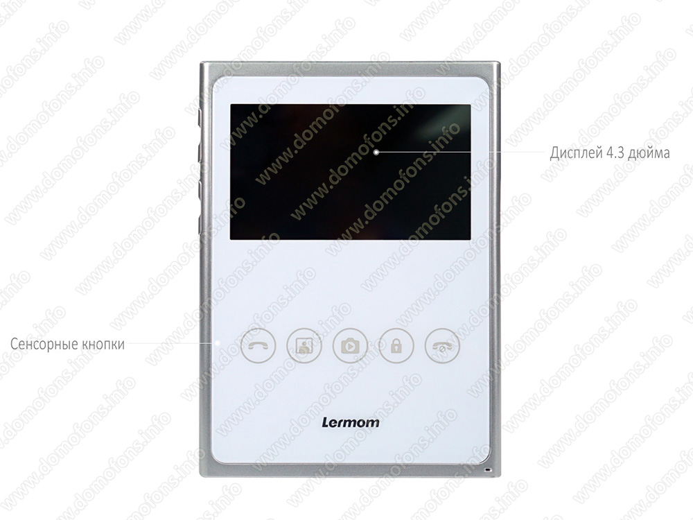Беспроводной GSM видеодомофон Lermom CL40 видеозапись при звонке купить ...